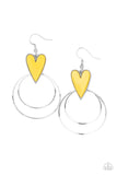 Happily Ever Hearts Yellow ✧ Post Earrings Post Earrings