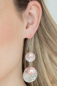 Earrings Fish Hook,Light Pink,Pink,Pearl Dive Pink ✧ Earrings
