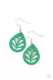 LEAF Yourself Wide Open Green ✧ Earrings Earrings