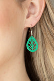 LEAF Yourself Wide Open Green ✧ Earrings Earrings