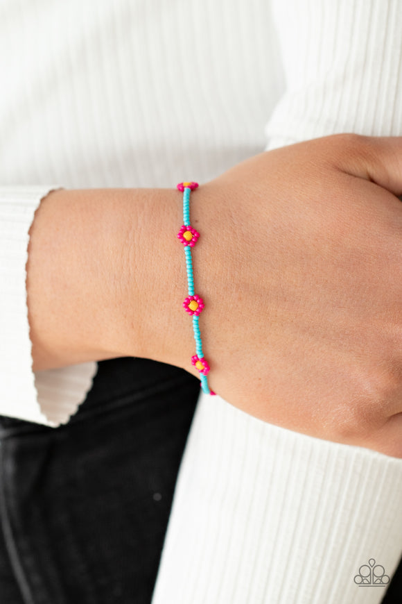 Camp Flower Power Pink ✧ Bracelet Clasp Bracelet