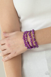 Bracelet Stretchy,Purple,Nice GLOWING! Purple ✧ Bracelet