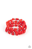 Nice GLOWING! Red ✧ Stretch Bracelet Stretch Bracelet