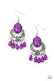 Prairie Flirt Purple ✧ Earrings Earrings