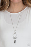 Monumental Obelisk Silver ✨ Necklace Long