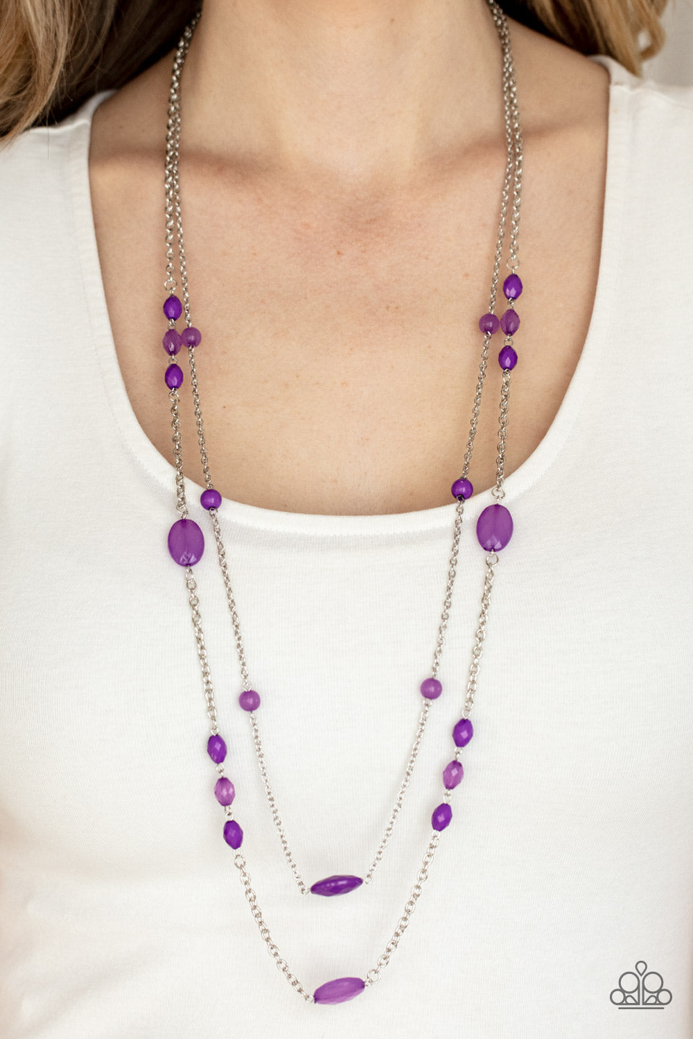 Paparazzi Under the FRINGE - Purple Necklace – A Finishing Touch Jewelry