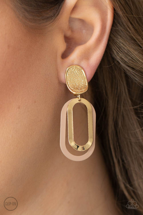 Melrose Mystery Brown ✧ Clip-On Earrings Clip-On Earrings