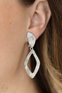 Earrings Clip-On,Silver,Industrial Gallery Silver ✧ Clip-On Earrings