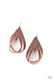 Thats A STRAP Brown ✧ Leather Earrings Earrings