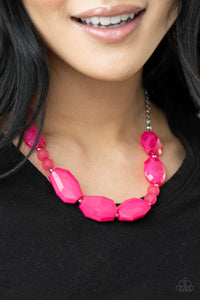 Necklace Short,Pink,Melrose Melody Pink ✨ Necklace