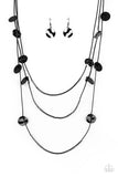Alluring Luxe Black ✧ Necklace Long