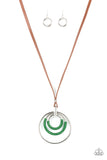 Hypnotic Happenings Green ✨ Necklace Long