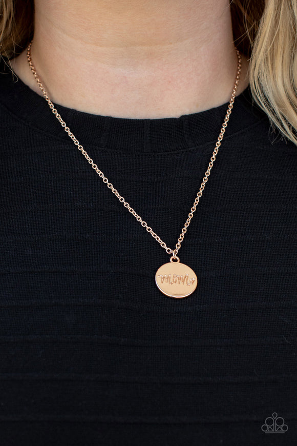 The Cool Mom Rose Gold ✧ Necklace Short
