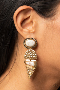 Earrings Post,Gold,Earthy Extravagance Gold ✧ Post Earrings