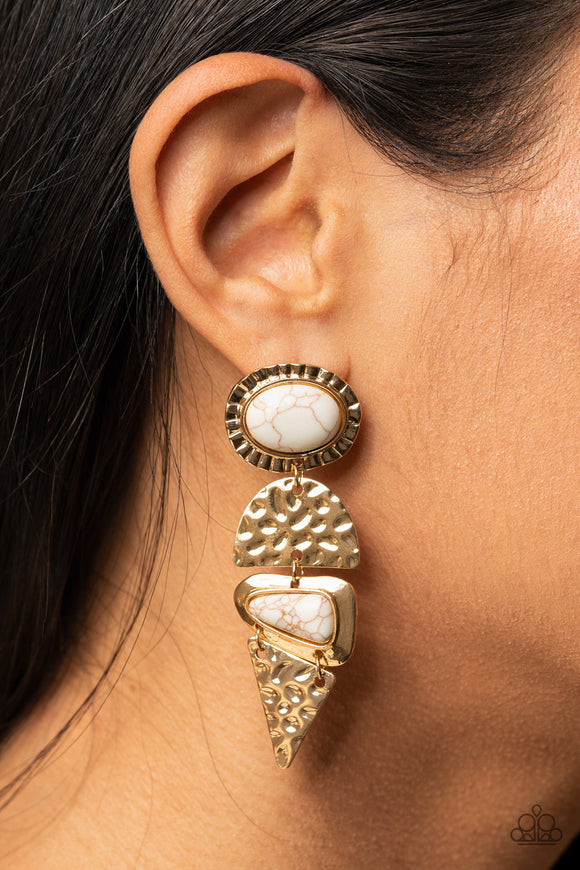 Earthy Extravagance Gold ✧ Post Earrings Post Earrings