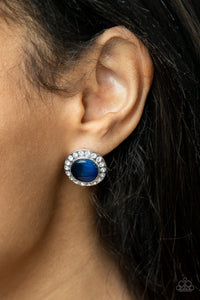 Blue,Earrings Post,Glowing Dazzle Blue ✧ Post Earrings