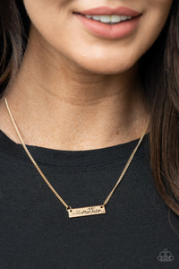 Gold,Mother,Necklace Short,Joy Of Motherhood Gold ✧ Necklace