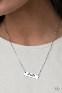 Mother,Necklace Short,Silver,Blessed Mama Silver ✧ Necklace