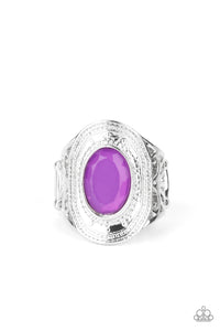 Purple,Ring Wide Back,Calm And Classy Purple ✧ Ring