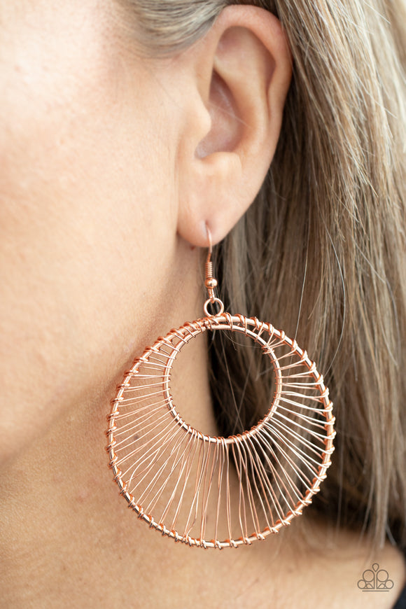 Artisan Applique Copper ✧ Earrings Earrings