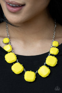 Exclusive,Necklace Short,Yellow,Prismatic Prima Donna Yellow ✨ Necklace