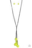 Tidal Tassels Green ✧ Necklace Long