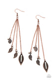 Chiming Leaflets Copper ✧ Earrings Earrings