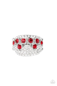 Red,Ring Wide Back,Imperial Incandescence Red ✧ Ring