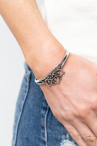 Bracelet Cuff,Silver,Mandala Mindfulness Silver ✧ Bracelet