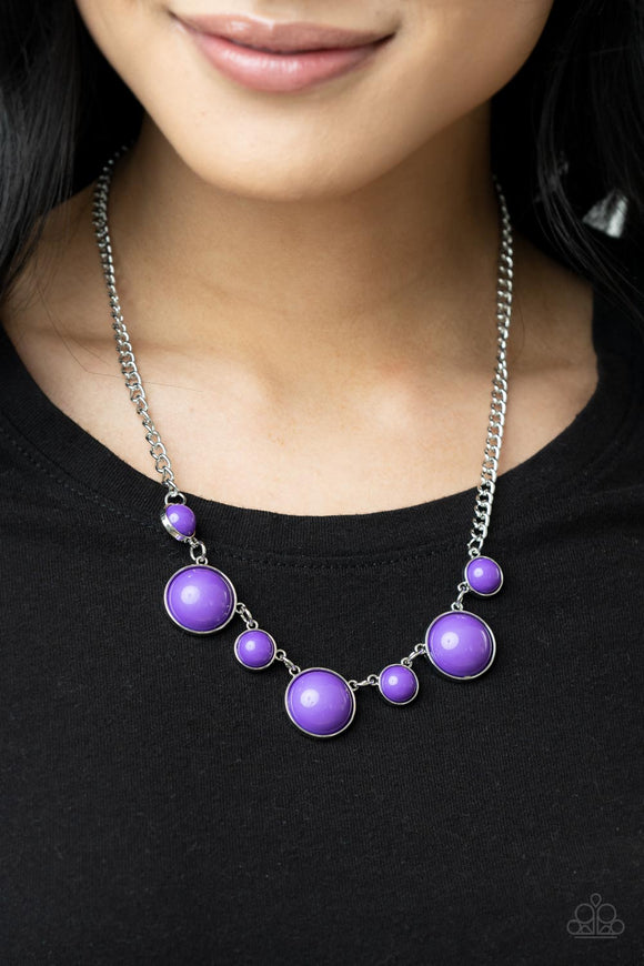 Prismatically POP-tastic Purple ✨ Necklace Short