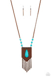 Enchantingly Tribal Copper ✨ Necklace Long