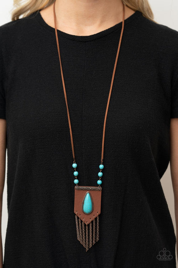Enchantingly Tribal Copper ✨ Necklace Long