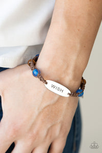 Blue,Bracelet Knot,Inspirational,Urban Bracelet,WISH This Way Blue ✨ Urban Bracelet