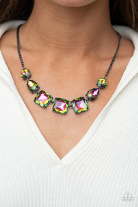 Life of the Party,Multi-Colored,Oil Spill,Unfiltered Confidence Multi ✧ Oil Spill Necklace