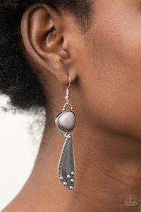 Earrings Fish Hook,Gray,Silver,Going-Green Goddess Silver ✧ Earrings