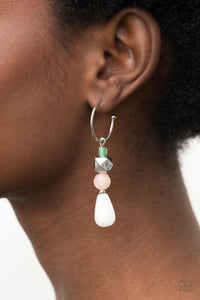 Earrings Hoop,Jade,Multi-Colored,Boulevard Stroll Multi ✧ Hoop Earrings