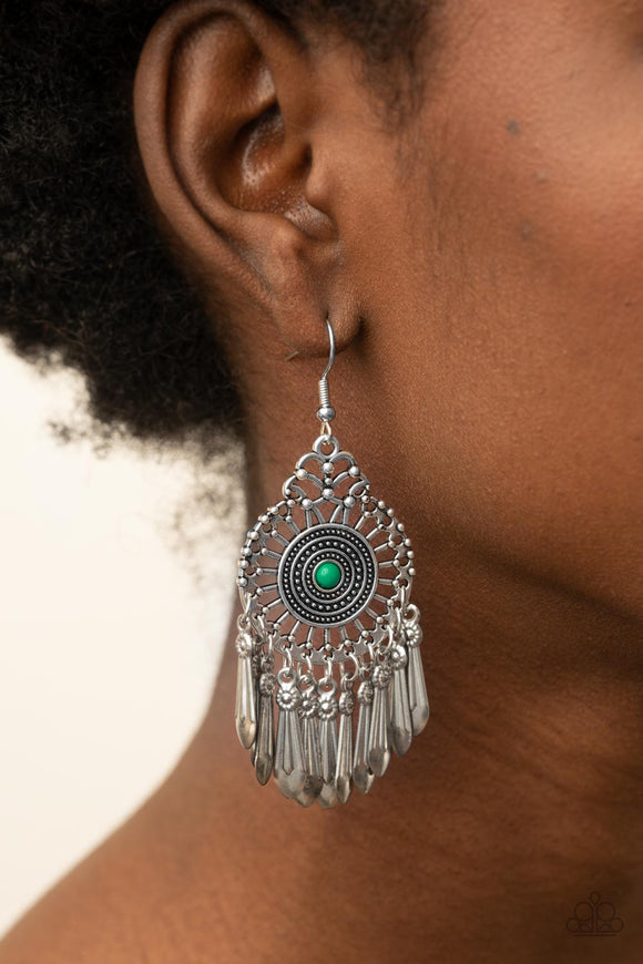 Dream a Little DREAMCATCHER Green ✧ Earrings Earrings