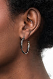 On The Brink Black ✧ Hoop Earrings Hoop Earrings