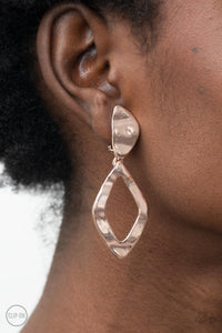 Earrings Clip-On,Rose Gold,Industrial Gallery Rose Gold ✧ Clip-On Earrings