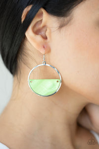 Earrings Fish Hook,Green,Seashore Vibes Green ✧ Earrings