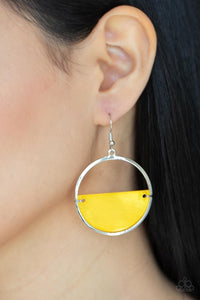 Earrings Fish Hook,Yellow,Seashore Vibes Yellow ✧ Earrings