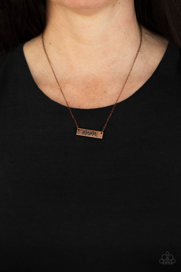Blessed Mama Copper ✧ Necklace Short