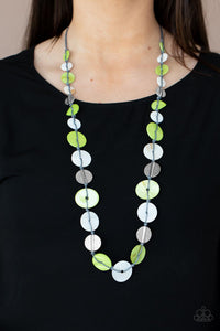 Green,Necklace Long,Seashore Spa Green ✨ Necklace
