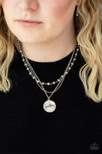 Grandma,Hematite,Necklace Short,Silver,Promoted to Grandma Silver ✧ Necklace