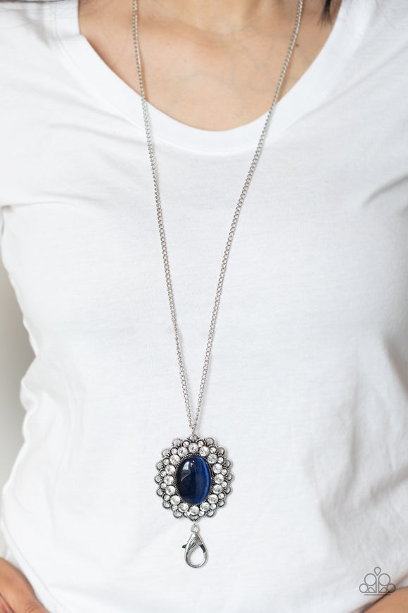 Oh My Medallion Blue Lanyard ✨ Necklace Long