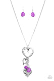 Flirty Fashionista Purple ✧ Necklace Long