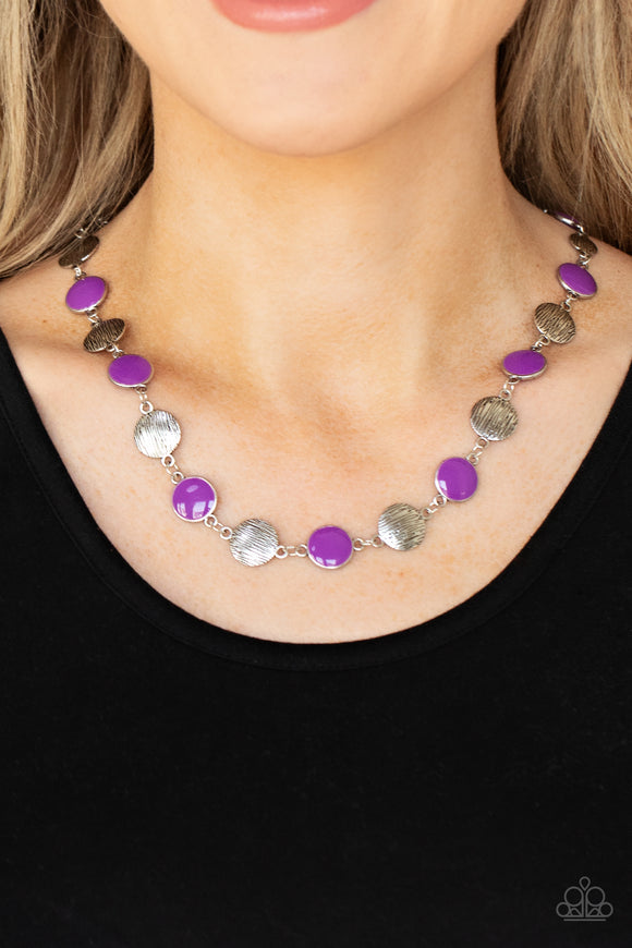 Harmonizing Hotspot Purple ✨ Necklace Short