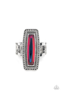 Multi-Colored,Ring Wide Back,UV Shimmer,Luminary Luster Multi ✧ Ring