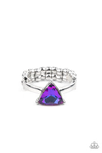 Multi-Colored,Ring Skinny Back,UV Shimmer,Tenacious Twinkle Multi ✧ Ring