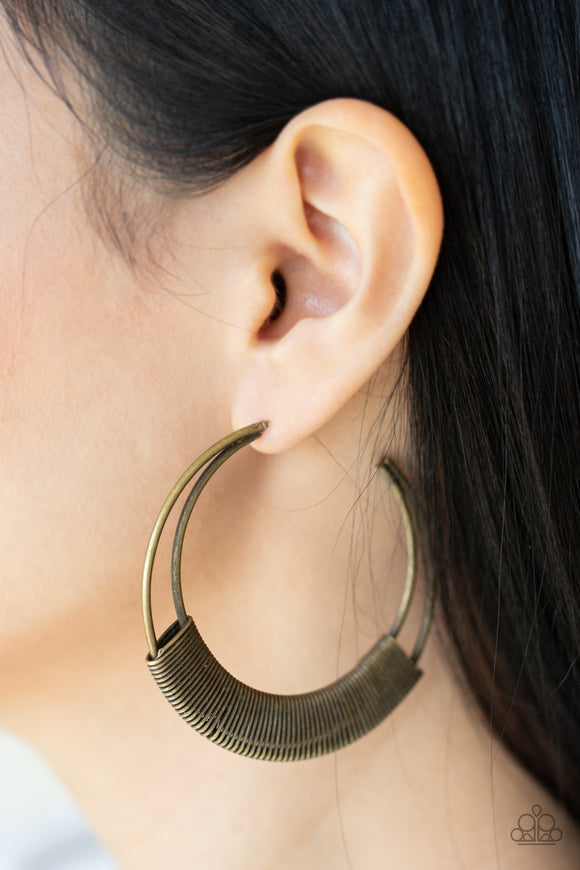 Artisan Attitude Brass ✧ Hoop Earrings Hoop Earrings